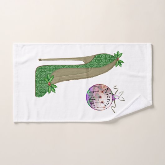 KerstStiletto en Bauble Bathroom Towel set Bad Handdoek (Handdoek)
