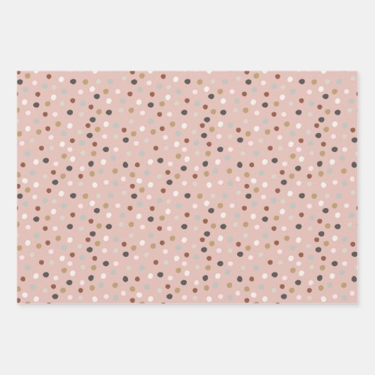 kerstStippen Inpakpapier Vel (Voorkant 3)