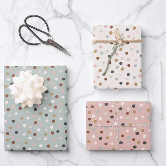 kerstStippen Inpakpapier Vel (Voorkant)