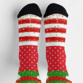 Kerststippen, Strepen en Kabouters Sokken (Top)