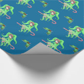 Kerststok Elf Inpakpapier (Hoek)