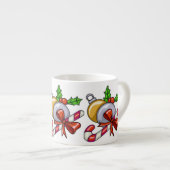 Kerststok Fun Espresso Kop (Voorkant rechts)