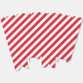 Kerststok gestreepte kerstpopcorn doos bedankdoosjes (Ongevouwen)