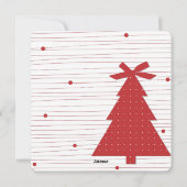 KERSTSTOK, Kerst magie Kerstkaart (Achterkant)