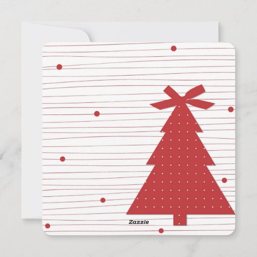 KERSTSTOK, Kerst magie Kerstkaart (Achterkant)