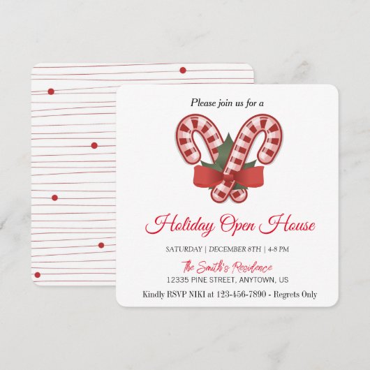 KERSTSTOK, Kerst magie Kerstkaart (Voorkant / Achterkant)