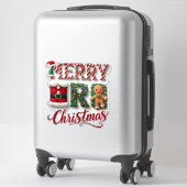 🍪 Kerststok Kerstgroeten 🎄 Sticker (Koffer)
