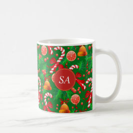 Kerststok Kerstklok Kerst Hulst Koffiemok