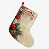 Kerststok Kerstmis Kerst Kous Grote Kerstsok (Voorkant (Hangend))