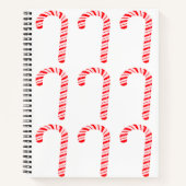 Kerststok Spiral Notebook Notitieboek (Voorkant)
