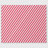 Kerststok Streep Cadeaupapier (Vlak)
