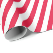 Kerststok Streep Cadeaupapier (Rol Hoek)