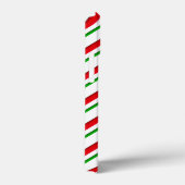 Kerststok Strepen, Rood, Groen en Wit Case-Mate iPhone Case (Achterkant / Rechts)