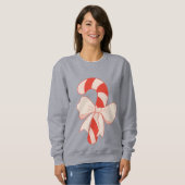 Kerststok Sweatshirt (Voorkant volledig)