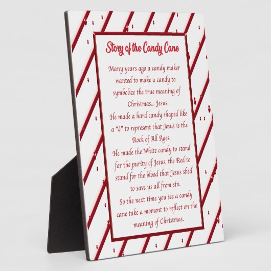 Kerststok Verhaal Fotoplaat (Zijkant)
