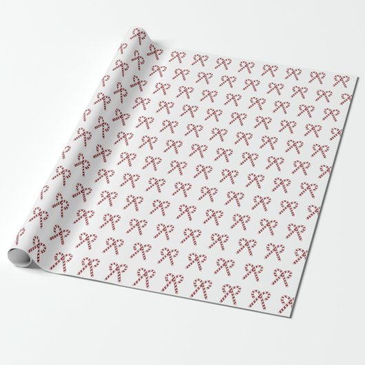 Kerststok Wrap Papier (Uitgerold)