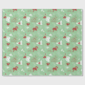 Kerststokhuls Kerstgroen Kerstdraad Papier (Vlak)