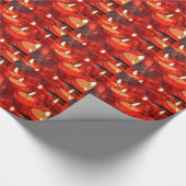 Kerststokken aansteken cadeaupapier (Hoek)