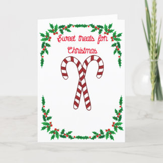 Kerststokken Feestdagen Kaart