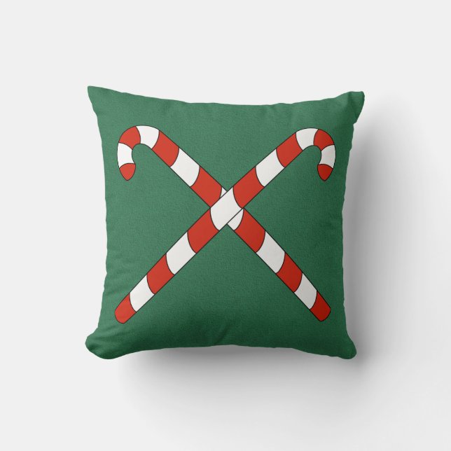 Kerststokken Gekruist Kussen (Voorkant)
