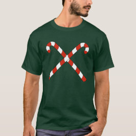 Kerststokken Gekruist T-shirt