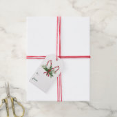 Kerststokken Kerst Van Aan Cadeaulabel (Met Touw)