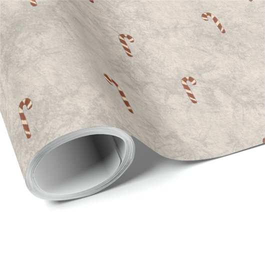 Kerststokpatroon Inpakpapier (Rol Hoek)