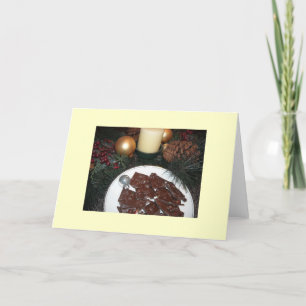 Kerststokschors Met Recept Feestdagen Kaart