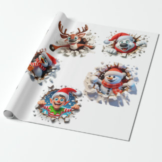 Kerststoktekens Cadeaupapier