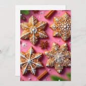 Kerststol ansichtkaart! feestdagenkaart (Voorkant / Achterkant)