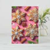 Kerststol ansichtkaart! feestdagenkaart (Staand voorkant)