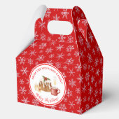 Kerststol bakken bedankdoosjes (Achterkant)