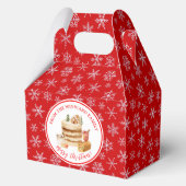 Kerststol bakken bedankdoosjes (Achterkant)