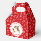 Kerststol bakken bedankdoosjes (Achterkant)