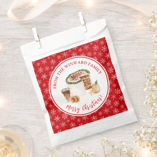 Kerststol bakken bedankzakje (Geknipt)