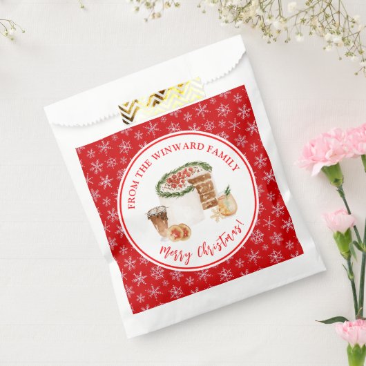 Kerststol bakken bedankzakje (Gezegeld)