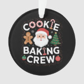 Kerststol Bakploeg Familie Kerstmis Ornament (voorkant)
