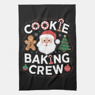 Kerststol Bakploeg Familie Kerstmis  Theedoek