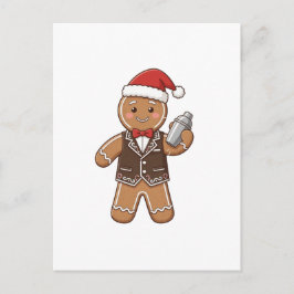 Kerststol Barista Kerstmis 2026 Kerstkoffie Briefkaart