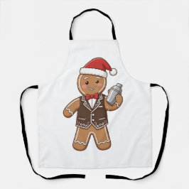 Kerststol Barista Kerstmis 2026 Kerstkoffie Schort