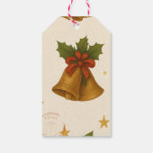 Kerststol & Bellen Kerstcadeaukaart Cadeaulabel (Achterkant)