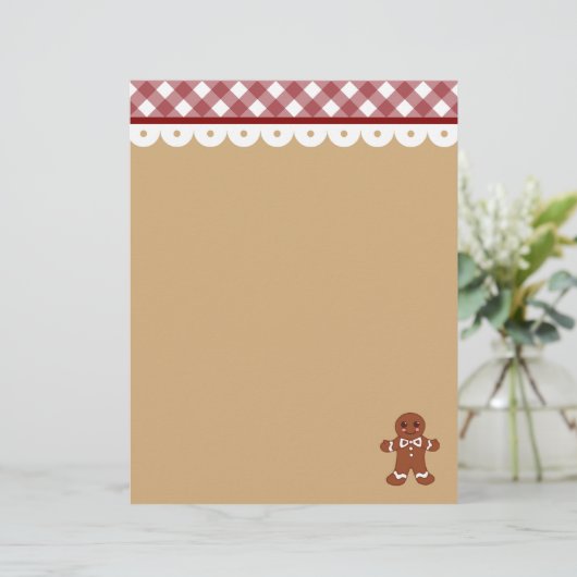 Kerststol Briefhoofd (Staand voorkant)