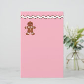Kerststol Briefpapier (Staand voorkant)
