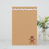 Kerststol Briefpapier (Staand voorkant)