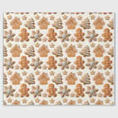 Kerststol Cadeau Cadeaupapier (Vlak)