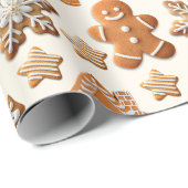 Kerststol Cadeau Cadeaupapier (Rol Hoek)