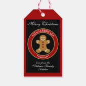 Kerststol Cadeaulabel (Voorkant)