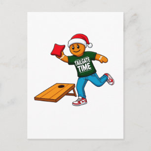 Kerststol Cornhole Kerst Sport Vakantie Briefkaart