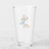 Kerststol Cornhole Kerst Sport Vakantie Glas (Achterkant)