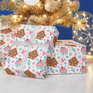 Kerststol, Cupcakes, Snoepgoed Cadeaupapier